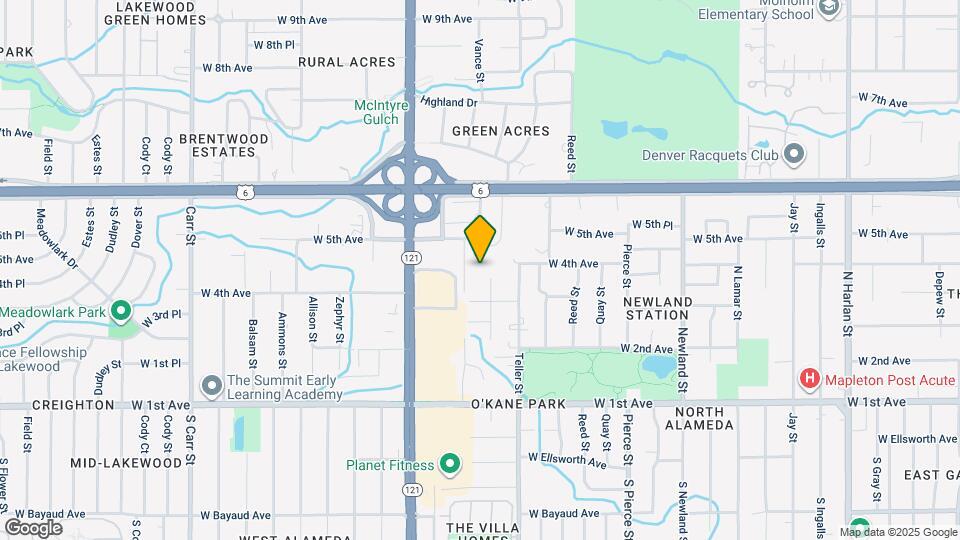 387 Upham St Map and Location Details