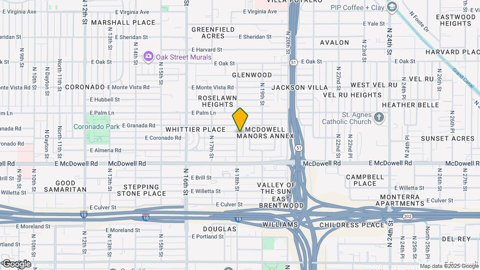 1801 N 18th St, Unit 1804 Map and Location Details