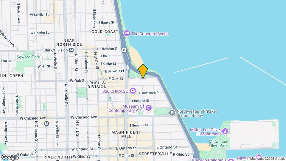 209 E Lake Shore Dr Mapa y Detalles de la Ubicación