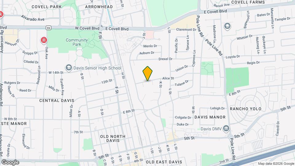 1108 Alice St Map and Location Details