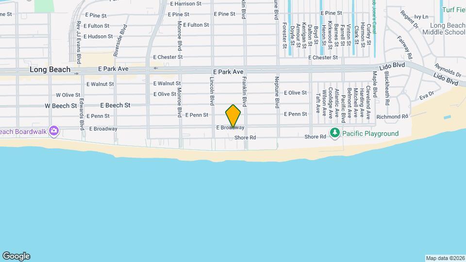 450 E Broadway Map and Location Details