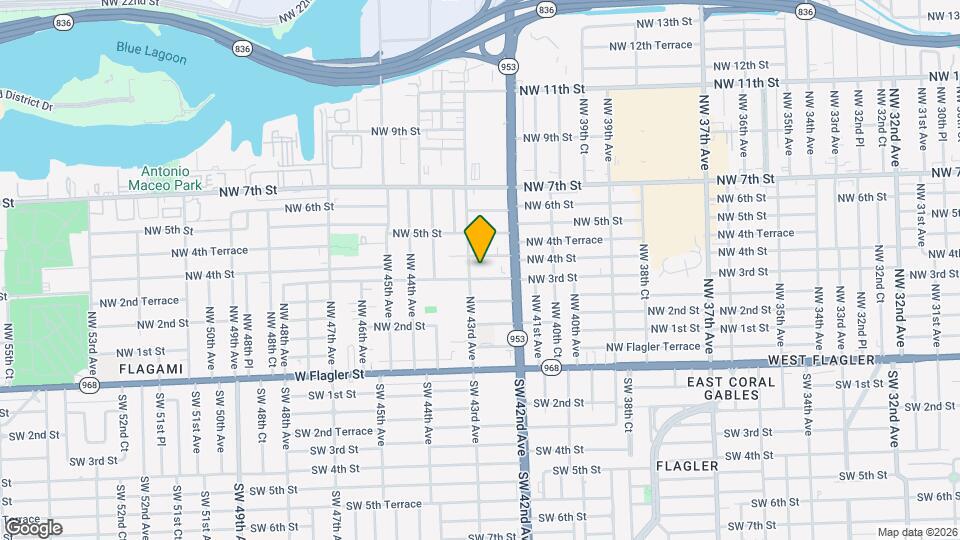 4263 1/2 NW 3rd St Map and Location Details