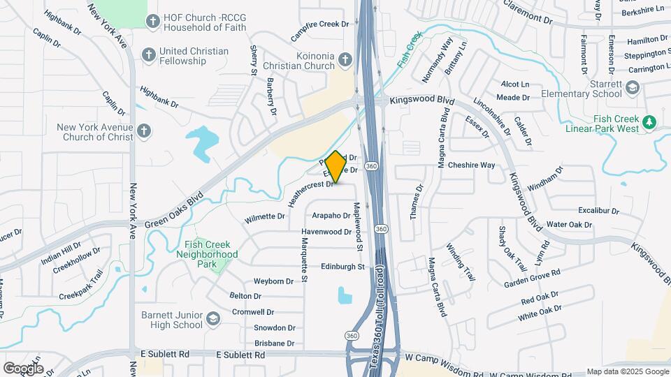 2420 Heathercrest Dr Map and Location Details