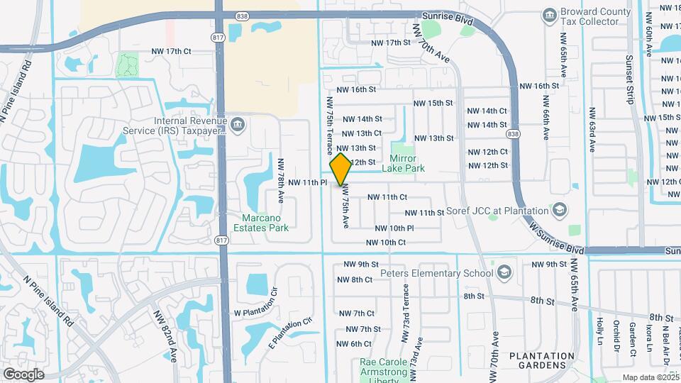 1141 NW 75th Ave Map and Location Details