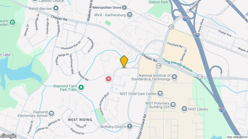706 Quince Orchard Blvd, Unit T-1 Map and Location Details