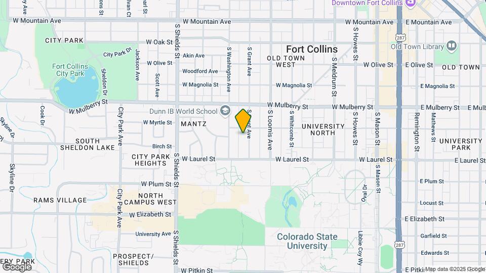 611 S Grant Ave Mapa y Detalles de la Ubicación