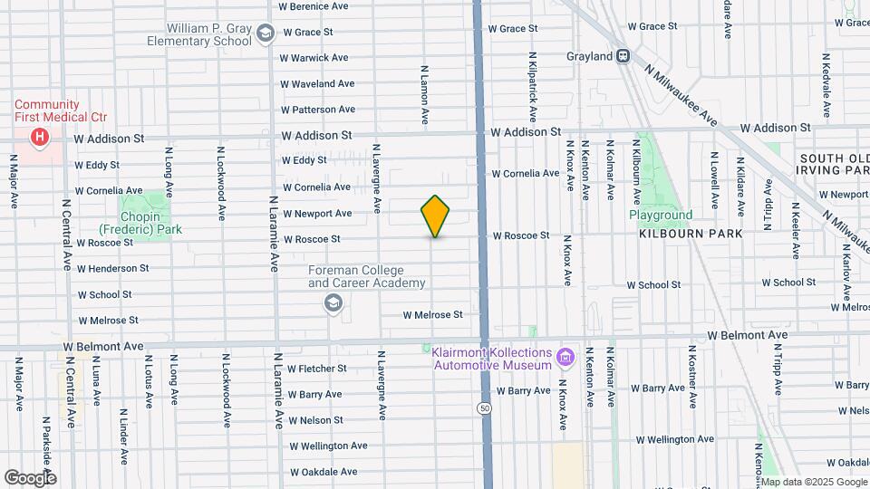 4855-4859 W Roscoe St Map and Location Details