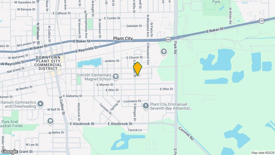 1406 E Renfro St Map and Location Details