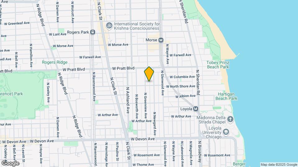 6701-6711 N Greenview Ave Mapa y Detalles de la Ubicación