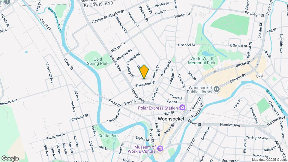 335 Blackstone St Map and Location Details