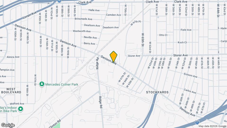 6909 Denison Ave Map and Location Details