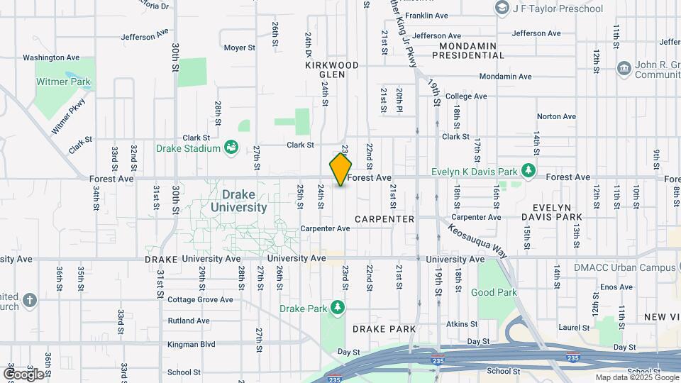 1336 23rd St Mapa y Detalles de la Ubicación