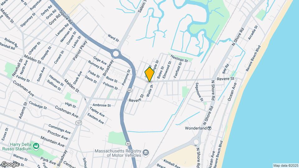 281 Revere St, Unit #2R Map and Location Details