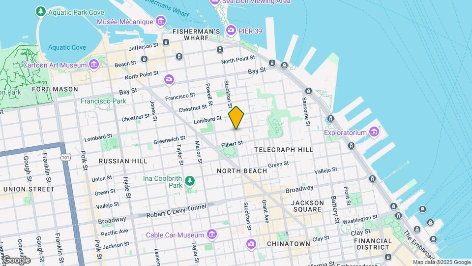 1748 Stockton St Map and Location Details