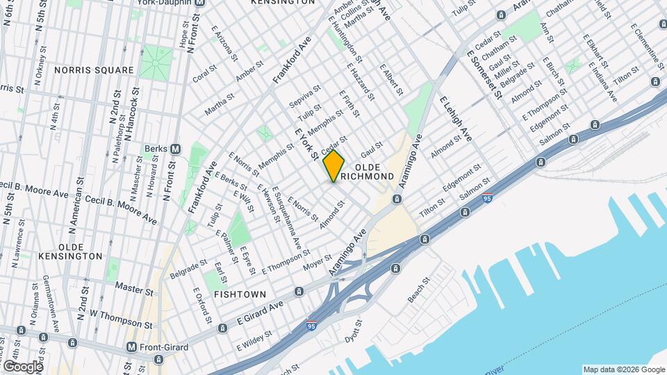 2341 Belgrade St Map and Location Details