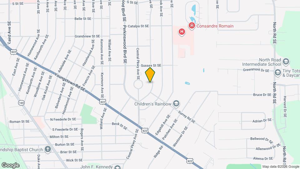 1140 Trumbull Ave SE Map and Location Details