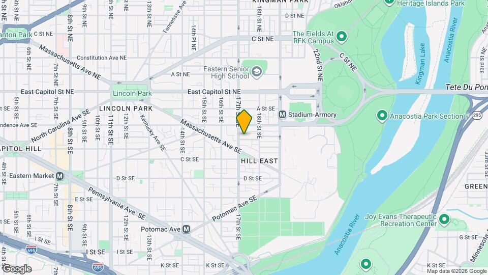 1706 Bay St SE Map and Location Details