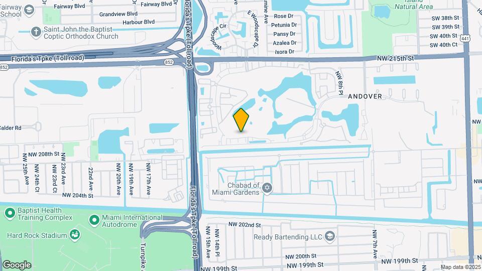 1363 NW 208th Terrace Map and Location Details