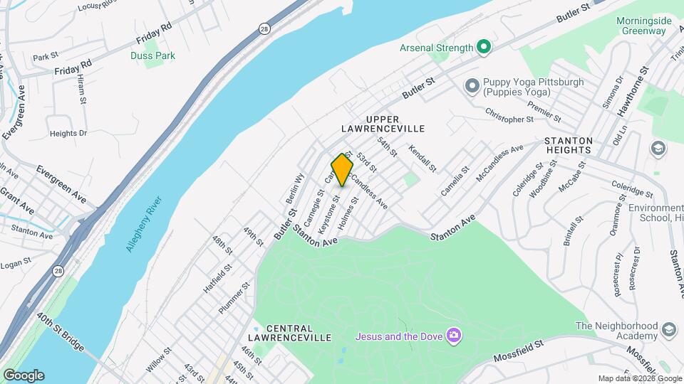 5212 Keystone St Mapa y Detalles de la Ubicación