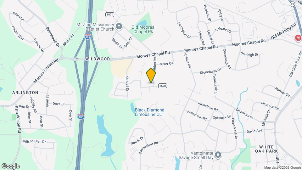 1334 Waldon Rd Mapa y Detalles de la Ubicación