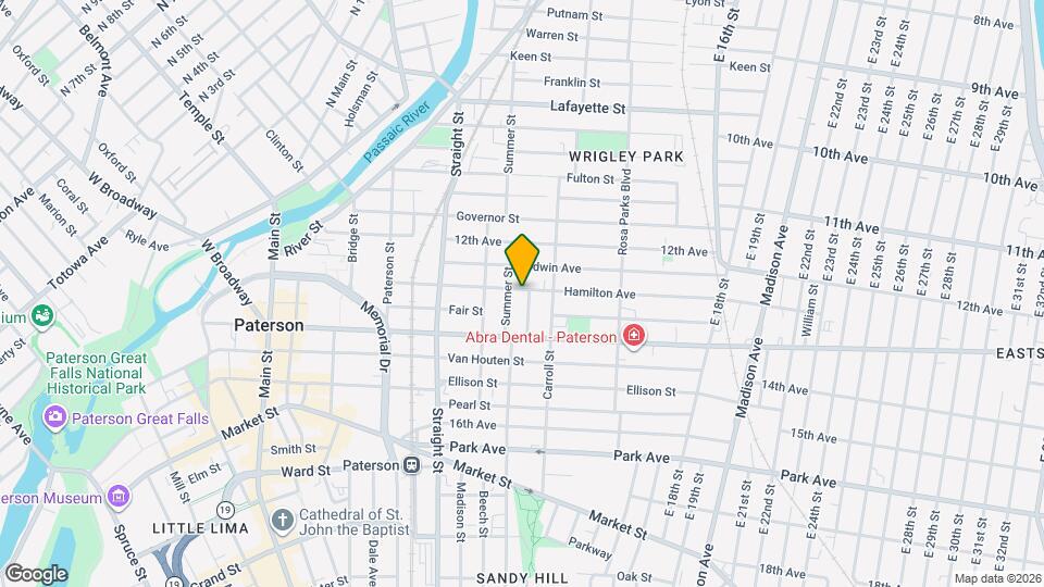 214 Hamilton Ave Map and Location Details