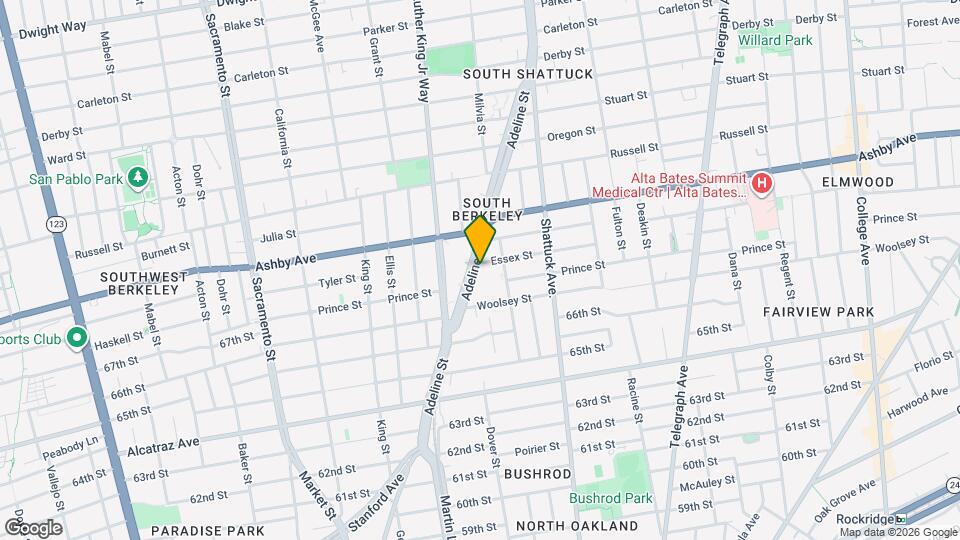 3061-3061 Adeline St Map and Location Details