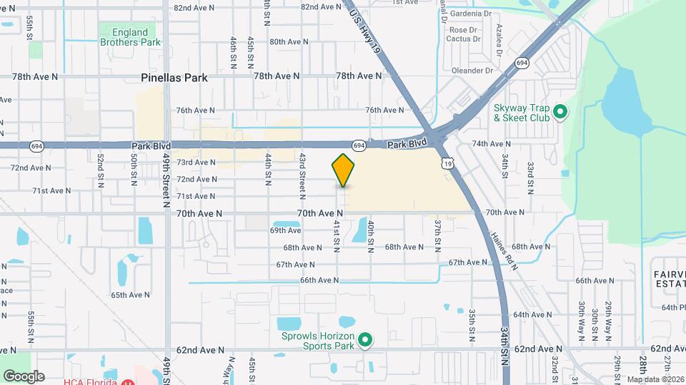 4081 71st Ave N Map and Location Details