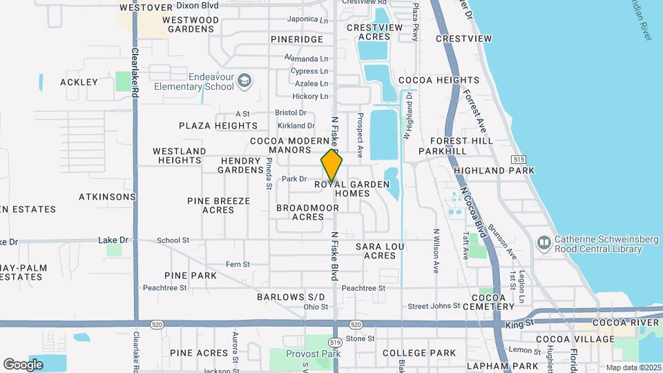 419 N Fiske Blvd Map and Location Details