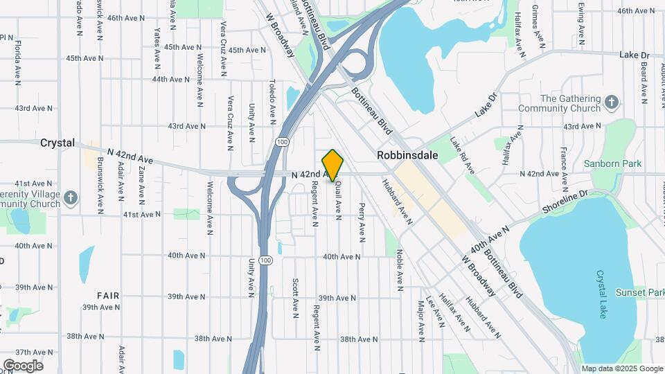 4135 Quail Ave N Map and Location Details