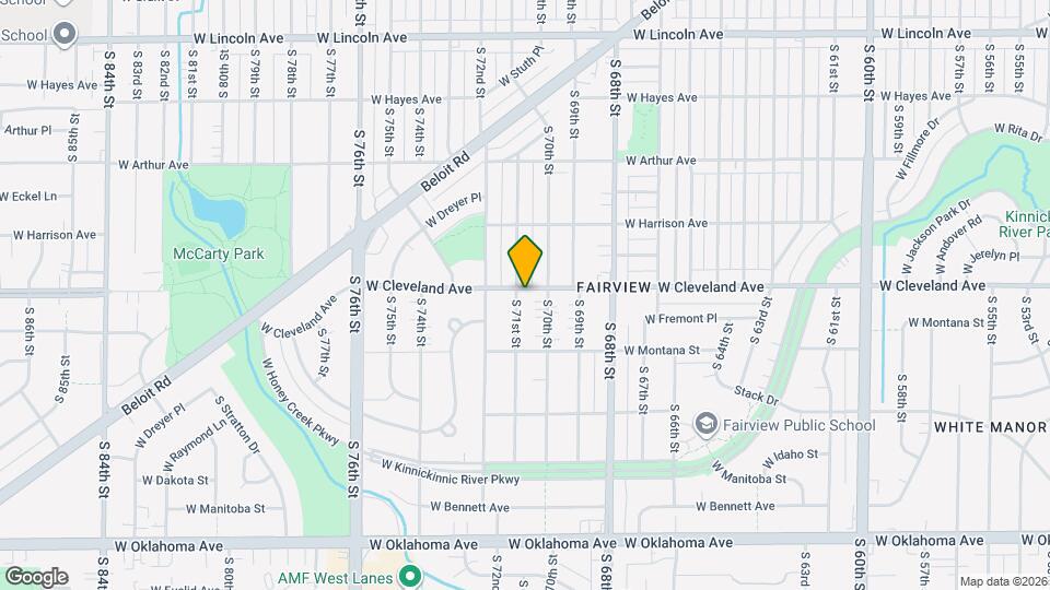 2706 S 71st St Map and Location Details