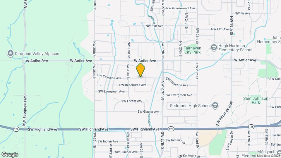 2934 SW Cascade Ave Map and Location Details