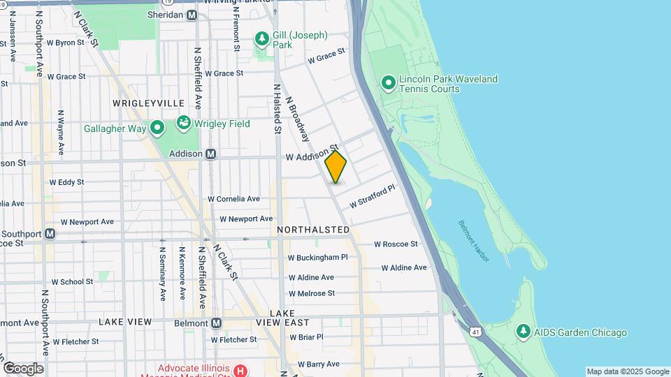 640 W Cornelia Ave, Unit S1 Map and Location Details