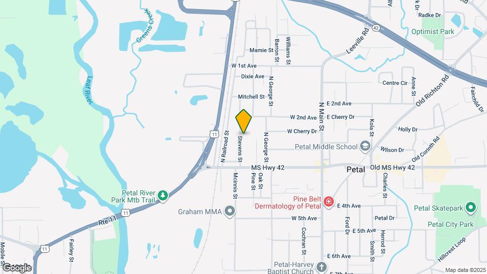 129 Stevens St Map and Location Details