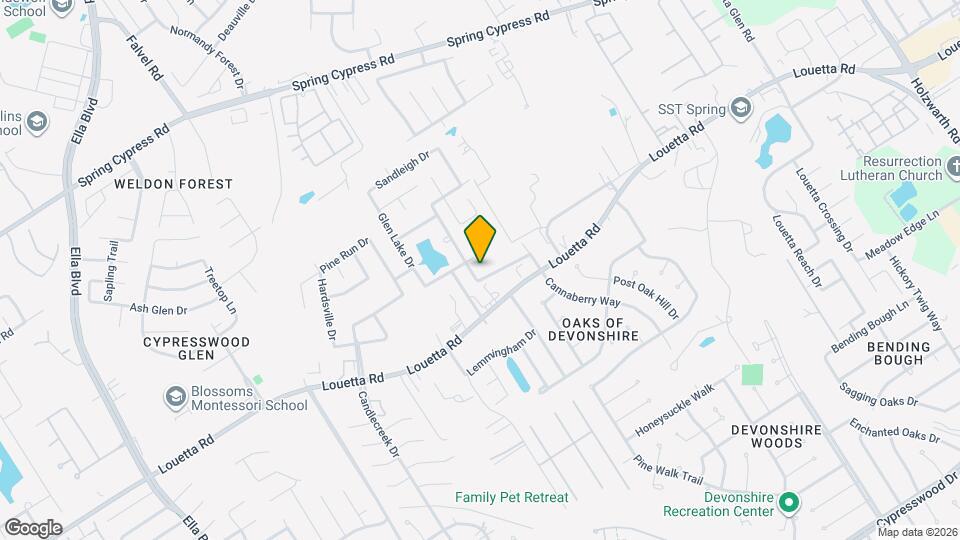 19806 Shavon Springs Dr Map and Location Details