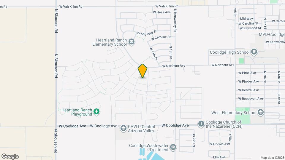 1623 W Pima Ct Map and Location Details