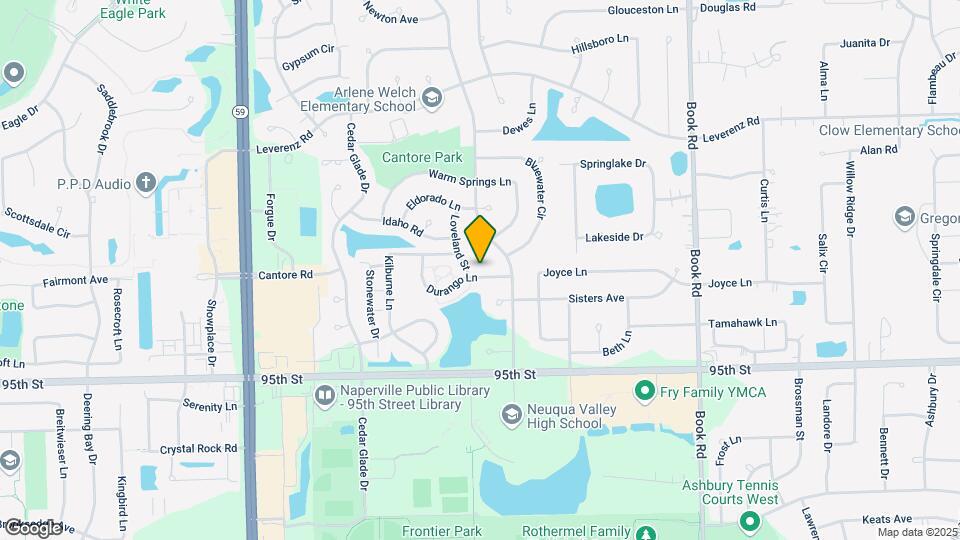 2423 Durango Ln Map and Location Details