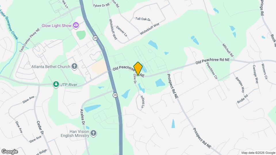 1259 Old Peachtree Rd NE Map and Location Details