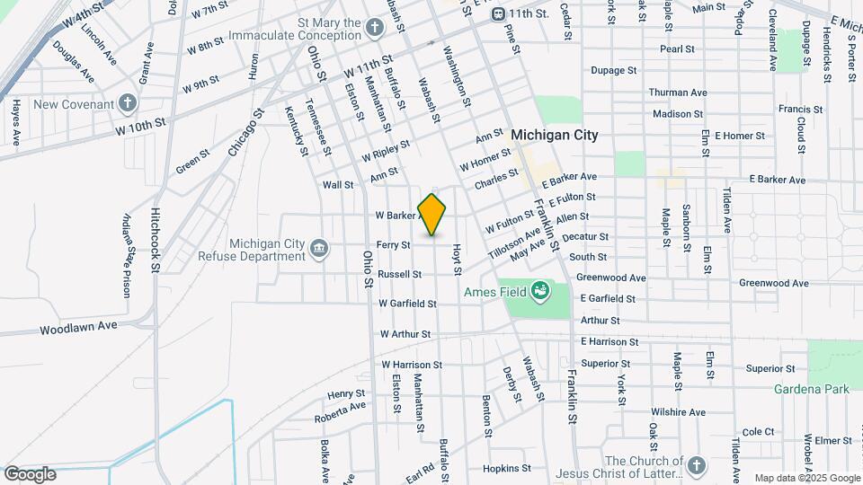 1921 Buffalo St Map and Location Details