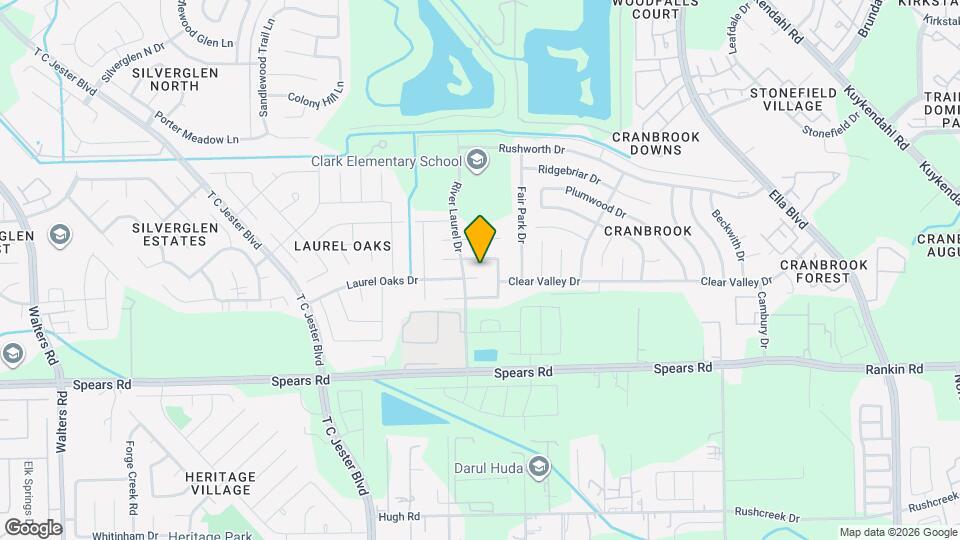 1822 Laurel Oaks Dr Map and Location Details
