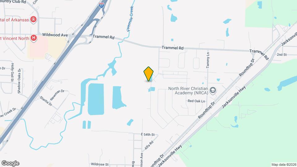 6017 Trammel Estates Dr Map and Location Details