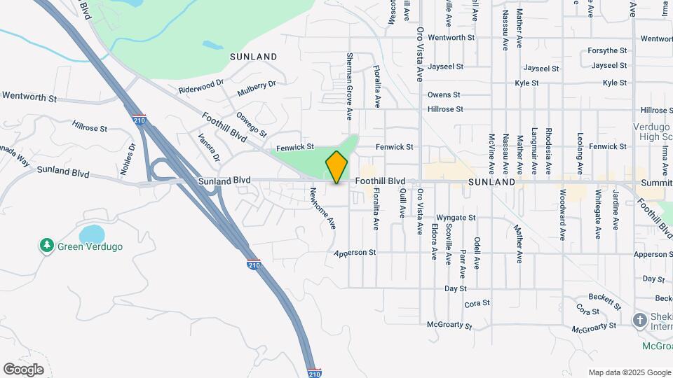 8614 Foothill Blvd Map and Location Details
