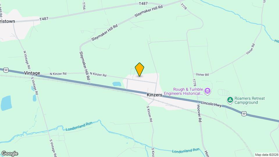 37 N Kinzer Rd Map and Location Details