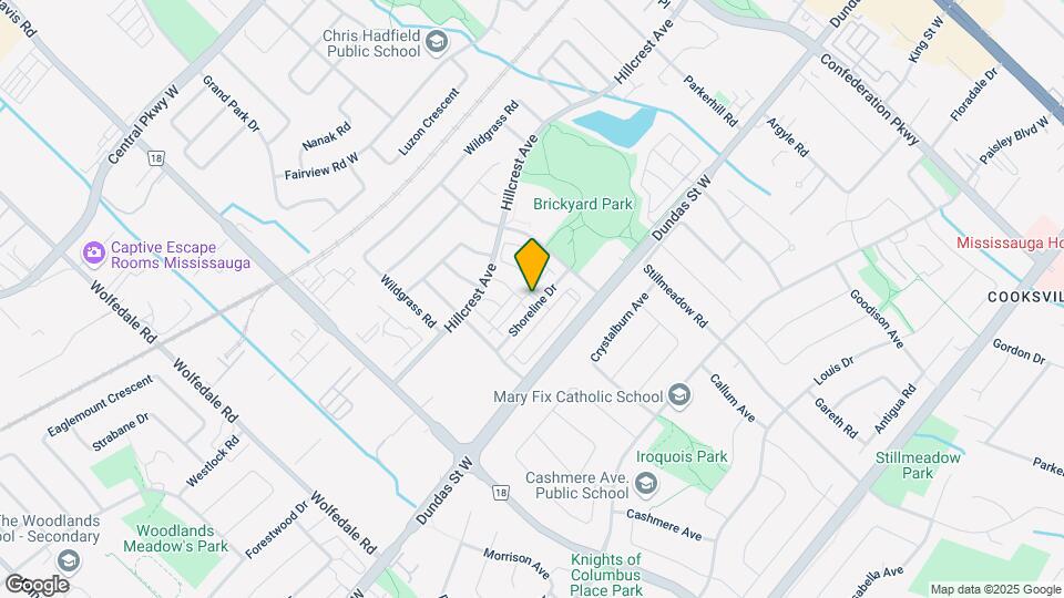 601 - 625 Shoreline Dr + 3055 Elmcreek Drive Map and Location Details