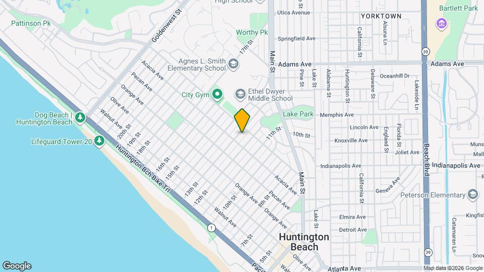 614 13th St Map and Location Details