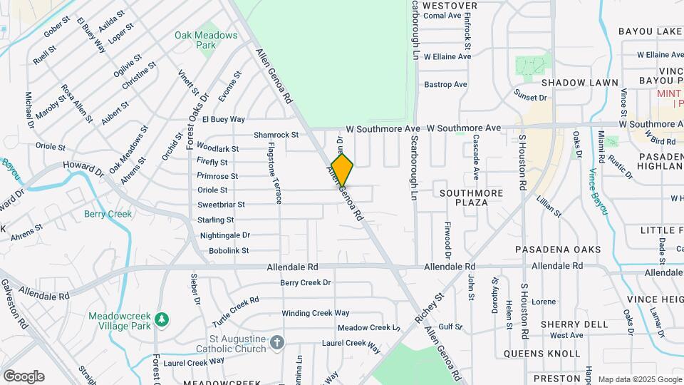 5734 Oriole St Map and Location Details