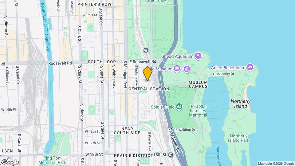 1215 S Indiana Ave Mapa y Detalles de la Ubicación