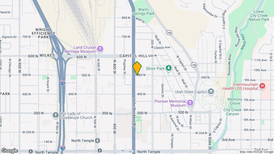 480 N 300 W Map and Location Details