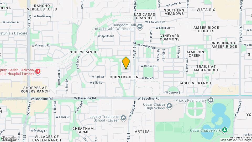 4322 W Fremont Rd. Map and Location Details
