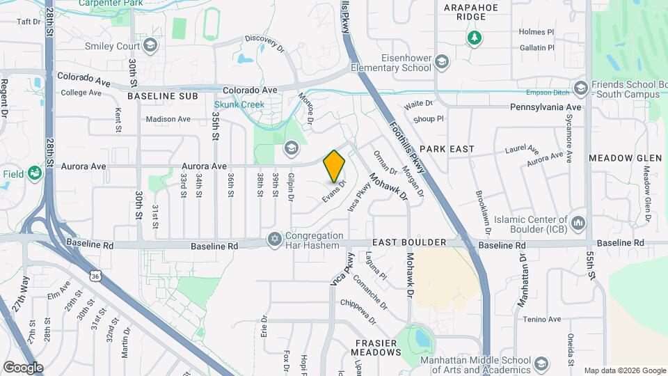 4295 Eaton Ct Map and Location Details
