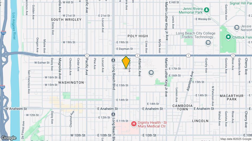 426-430 E 17th St Mapa y Detalles de la Ubicación